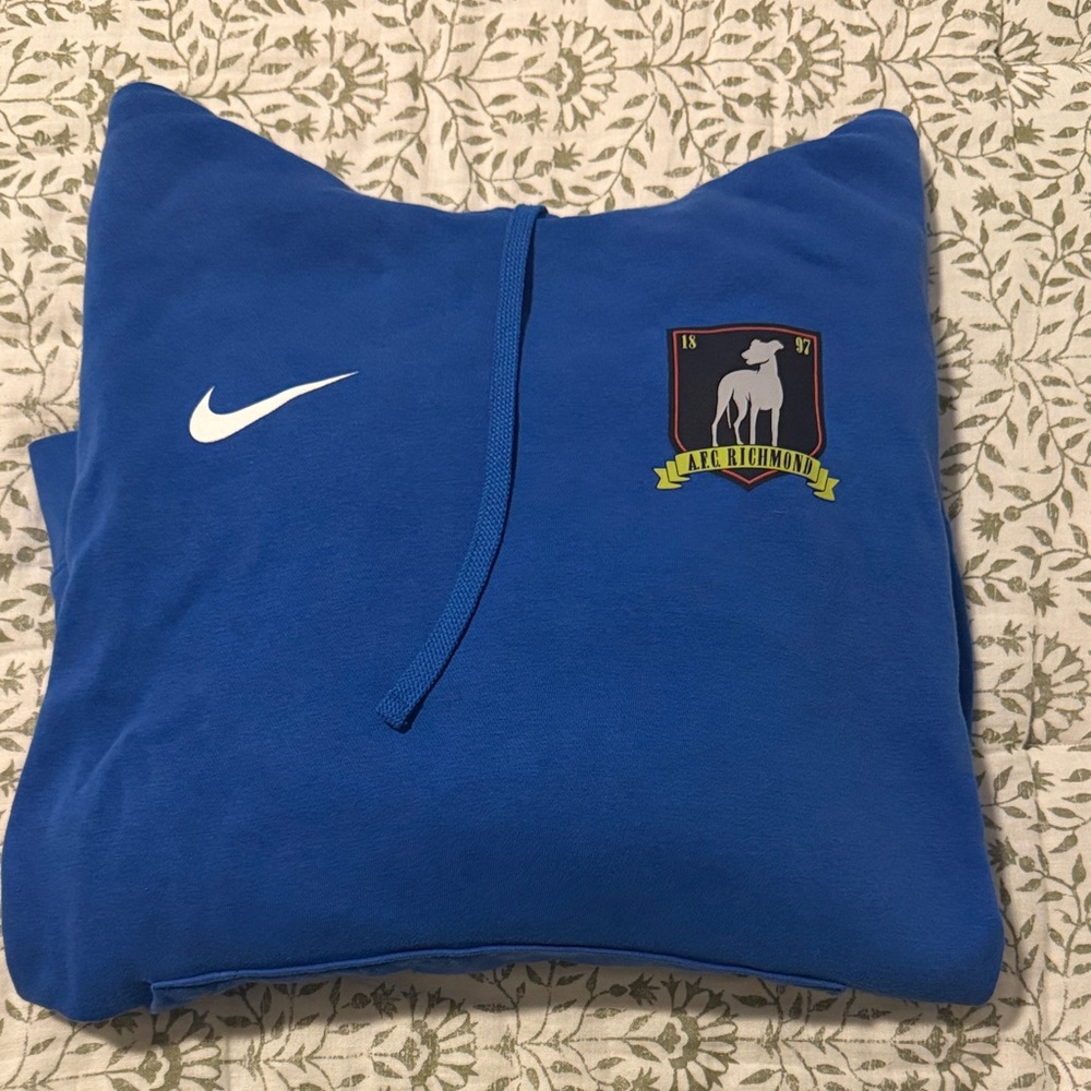 Nike Royal Blue Hoodie with AFC Richmond Emblem